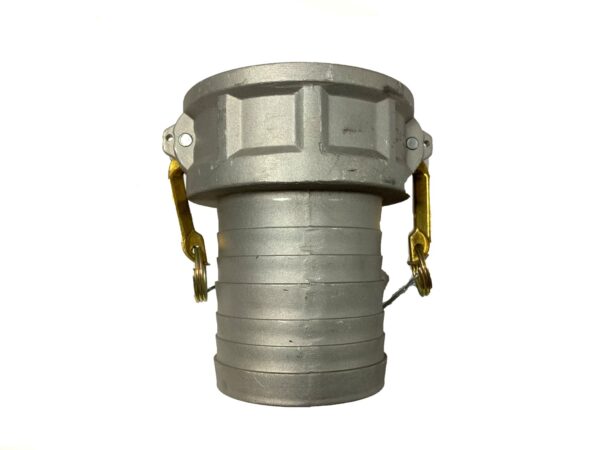 Adaptador con orejas para manguera de descarga de 4"