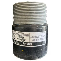 Adaptador macho de fibra de vidrio de 3"