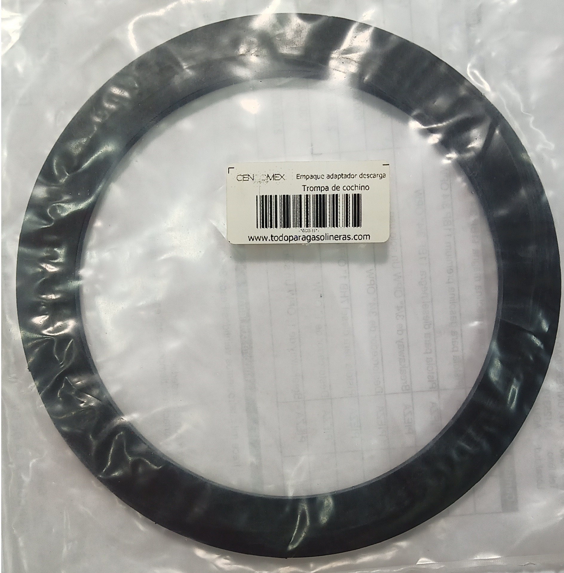 Empaque 6" para adap. de desc. de 6" x 4" CIVACON