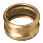 Boquilla adaptador de bronce de 4"
