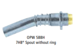 Pico para pistola de diesel de 1" OPW 7HB Sin anillo