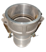 ADAPTADOR CON OREJAS PARA MANGUERA DE R.V. DE 3"