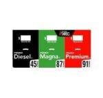 Calcomania pemex (Diesel,Magna,Premium) 20.5 x 42.5 Nvo Dise