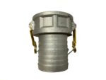 Adaptador con orejas para manguera de descarga de 4"