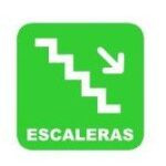 Señalamiento vitrocel escaleras