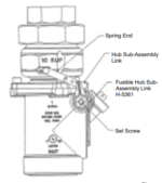 H05361 Brazo (fusible) para shut off OPW Original - Imagen 2