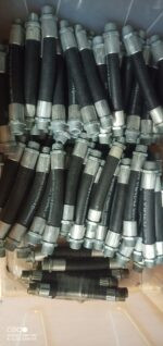 Manguera corta negra para dispensario de 3/4"x 9" - Imagen 2