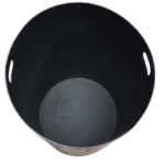 Bote de basura negro para bote hexagonal gris PEMEX - Imagen 2