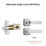 Chapa Inteligente T3402 TUYA PLATA Izquierda - Imagen 4